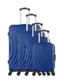 Set de 4 Valises Rigides Grand Format, Taille Moyenne, Cabine et Cabine XXS LAGOS-M