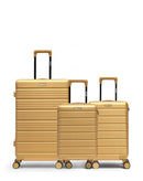 Lot de 3 Valises Rigides Grand Format, Cabine et Cabine XS LUGANO
