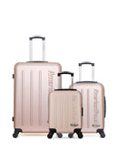 Lot de 3 Valises Rigides Grand Format, Cabine et Cabine XXS BRONX