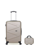 Lot de 2 Valises Rigides Taille Moyenne et Vanity AMAZONE