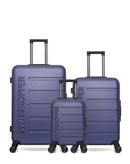 Lot de 3 Valises Rigides Grand Format, Taille Moyenne et Cabine XXS AIGLE