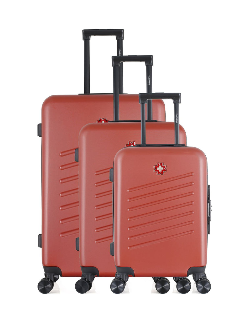 Set de 3 Valise Grand Format, Taille Moyenne et Cabine ZURICH