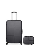 Lot de 2 Valises Rigides Grand Format et Vanity CORONADO
