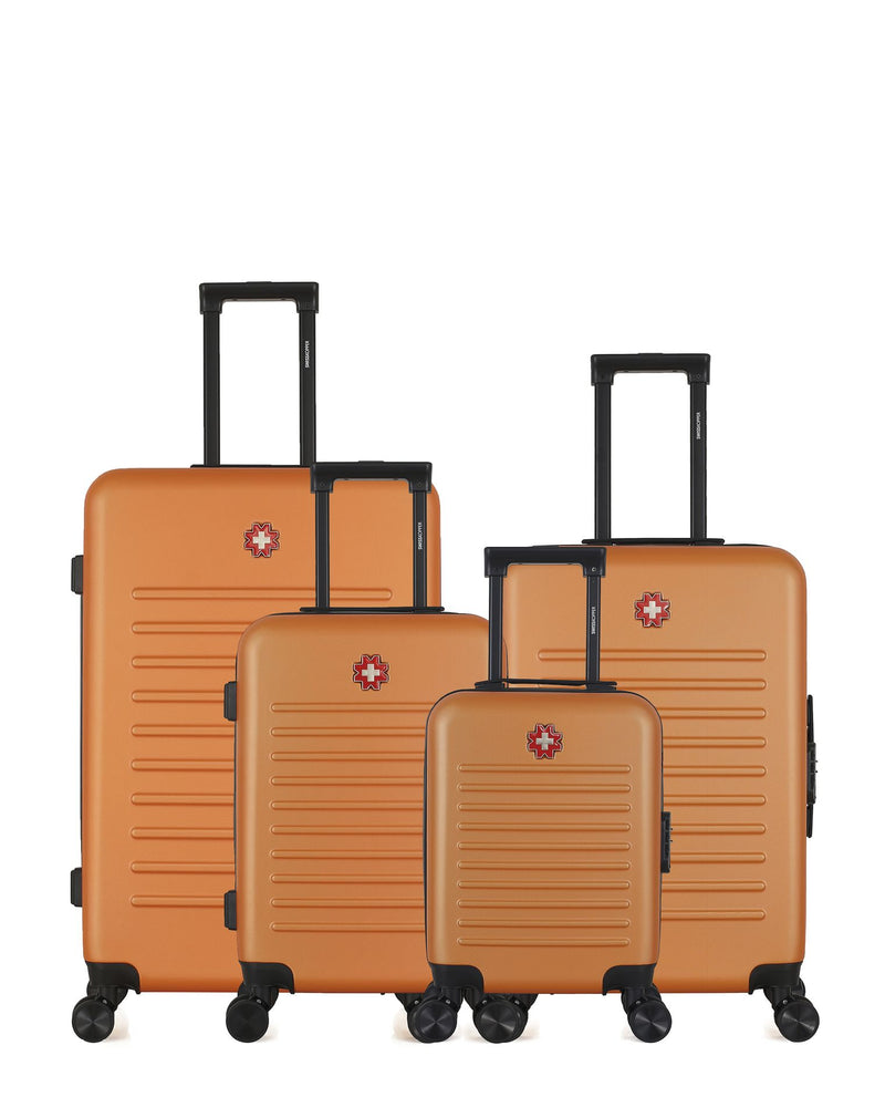 SWISS KOPPER - LOT DE 4 - Valises grand format, weekend, cabine et cabine XXS WIL
