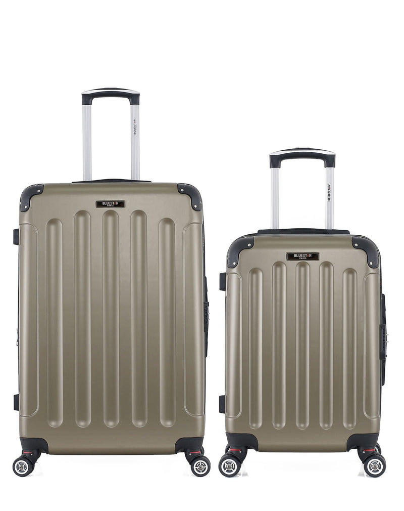 Lot de 2 Valises Rigides Grand Format et Cabine TUNIS