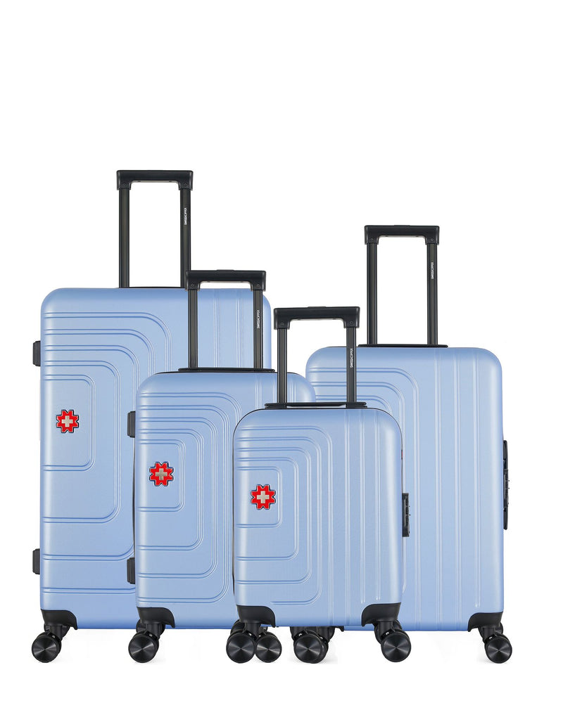 Lot de 4 Valises grand format, valise weekend, valise cabine, valise cabine XXS RUTI
