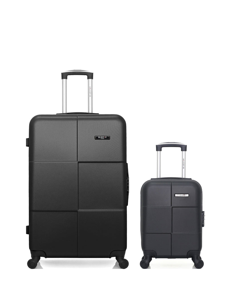 Lot de 2 Valises Rigides Grand Format et Cabine XXS MIAMI