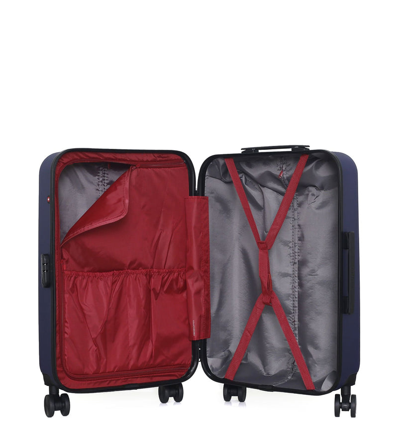 Lot de 4 Valises weekend, valise cabine, valise cabine XXS et vanity RUTI