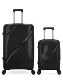 Lot de 2 Valises Rigides Grand Format et Cabine XS LYRA