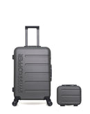 Lot de 2 Valises weekend et vanity AIGLE