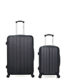 Lot de 2 Valises Rigides Grand Format et Cabine NAPOLI