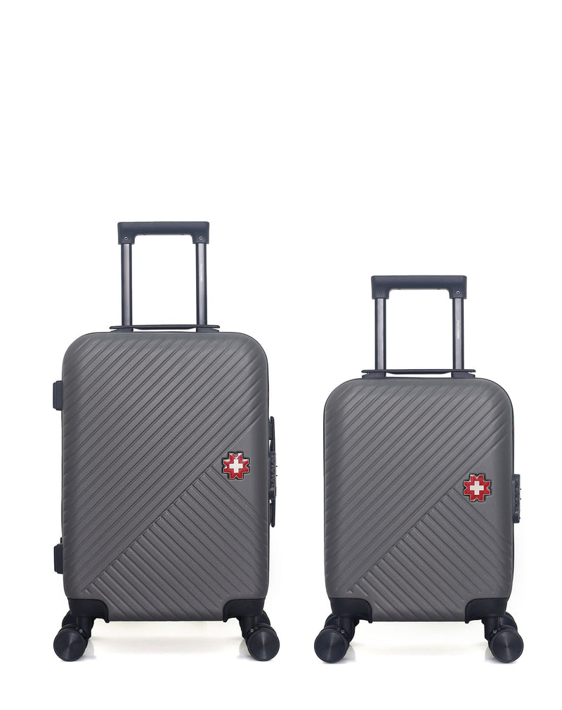 SWISS KOPPER - LOT DE 2 - Valises cabine et cabine XXS SPIEZ