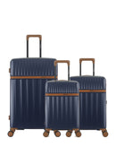 Lot de 3 Valises Rigides Grand Format, Cabine et Cabine XS ZERMATT