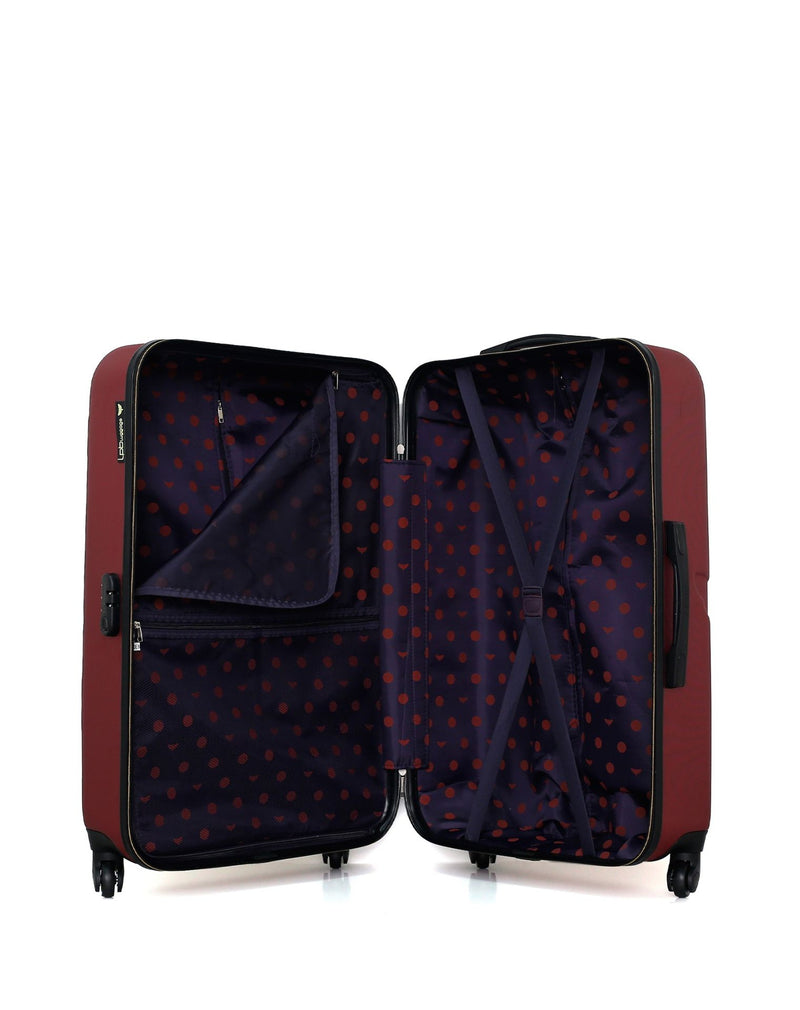 Lot de 2 Valises Rigides Grand Format et Cabine AELYS