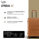Lot de 2 Valises Rigides Taille Moyenne et Cabine LYNDA