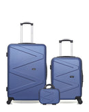 Lot de 3 Valises Rigides Grand Format, Cabine et Vanity AMAZONE