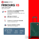 Lot de 4 Valises Rigides Grand Format, Taille Moyenne, Cabine et Cabine XS FRIBOURG