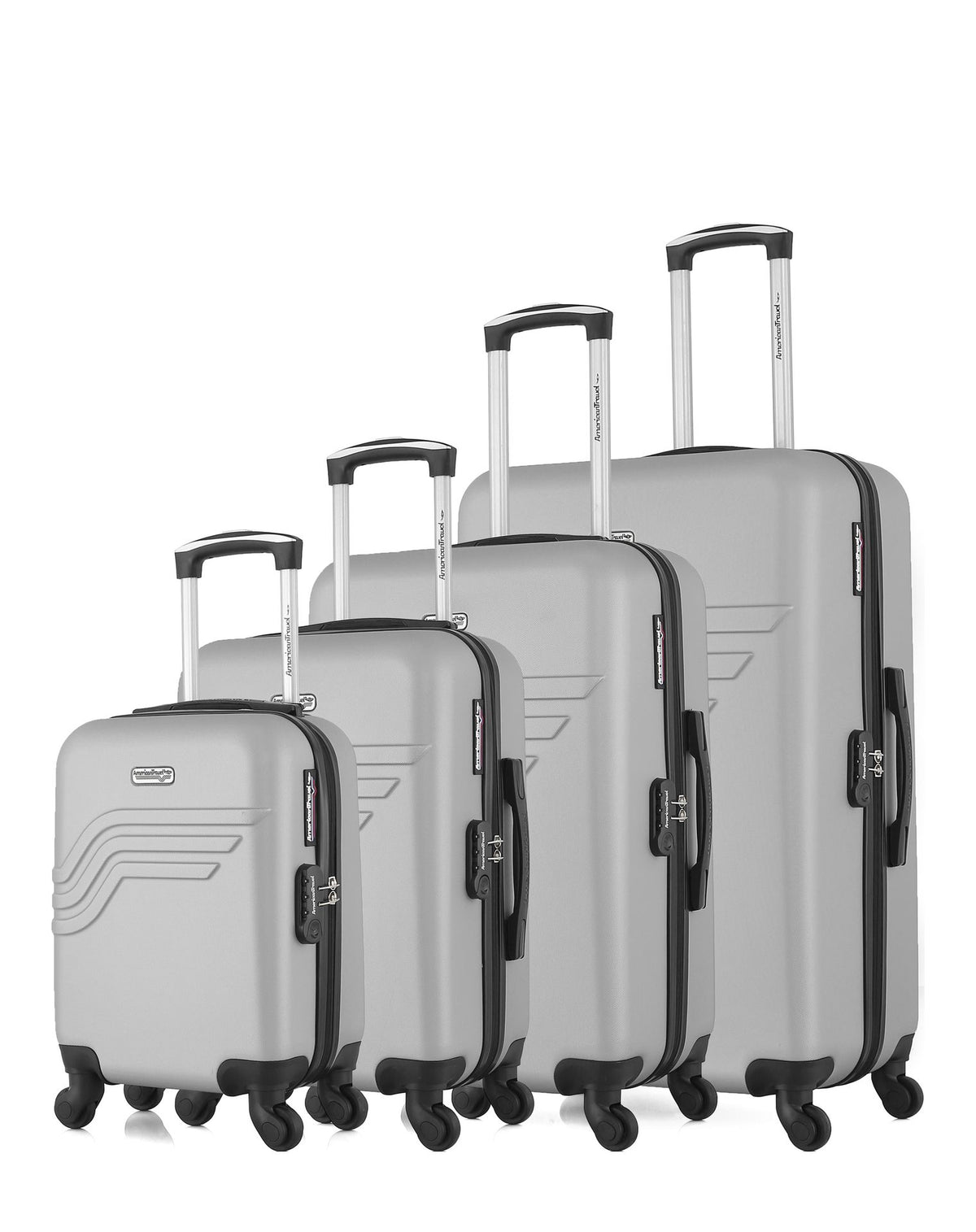 valise de voyage ABS Valise rigide 4 roues bagage cabine à main 20/24/28 pouces