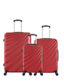 Lot de 3 valises Grand Format, Weekend et Cabine DANUBE
