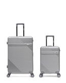 Lot de 2 Valises Rigides Grand Format et Cabine WOHLEN