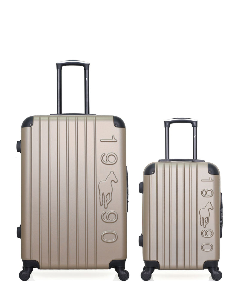 Lot de 2 Valises Rigides Grand Format et Cabine PORTER