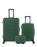 Lot de 3 Valises Rigides Grand Format, Cabine et Vanity AIGLE