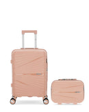 Lot de 2 Valises Rigides Cabine et Grand Vanity VELA