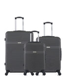 Lot de 3 Valises Rigides Grand Format, Taille Moyenne et Cabine MEMPHIS