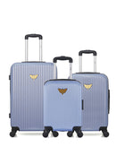 Lot de 3 Valises weekend , valise cabine et valise cabine XXS AGATA