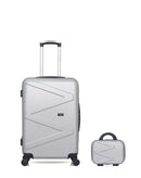 Lot de 2 Valises Rigides Taille Moyenne et Vanity AMAZONE