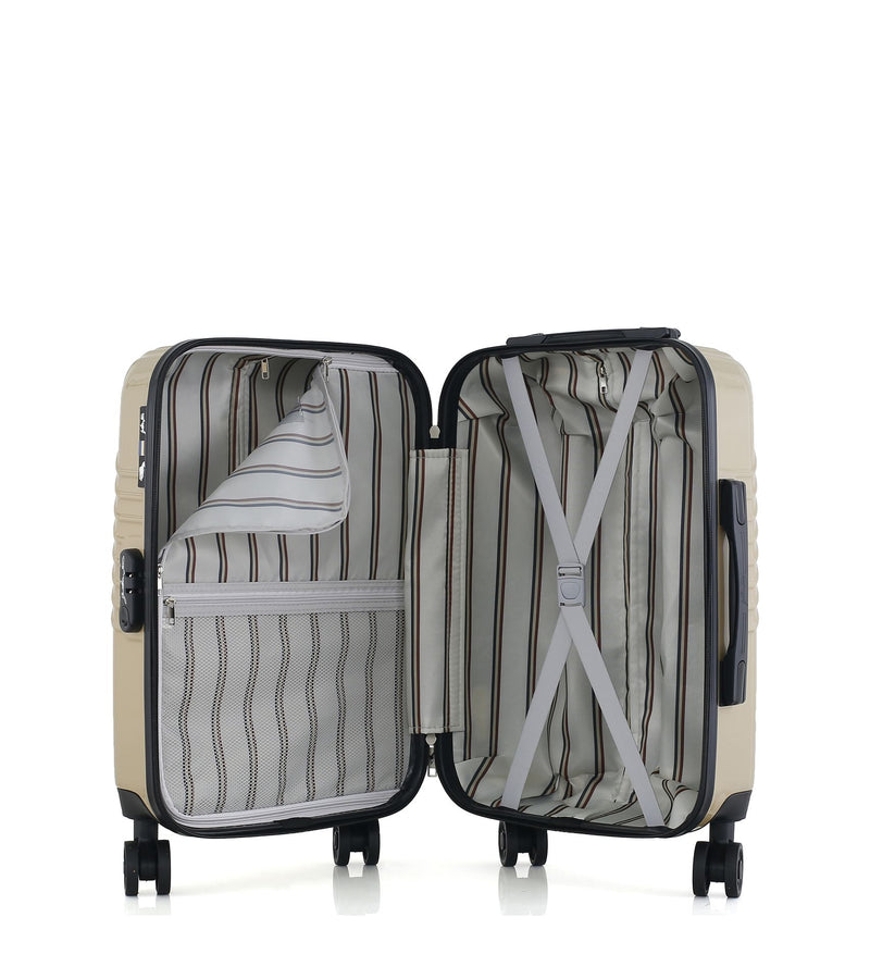 Lot de 2 Valises Rigides Cabine et Vanity PETER