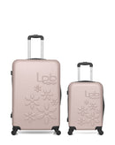 Lot de 2 Valises Rigides Grand Format et Cabine ELEONOR