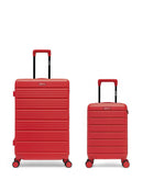 Lot de 2 Valises Rigides Grand Format et Cabine XS LUGANO