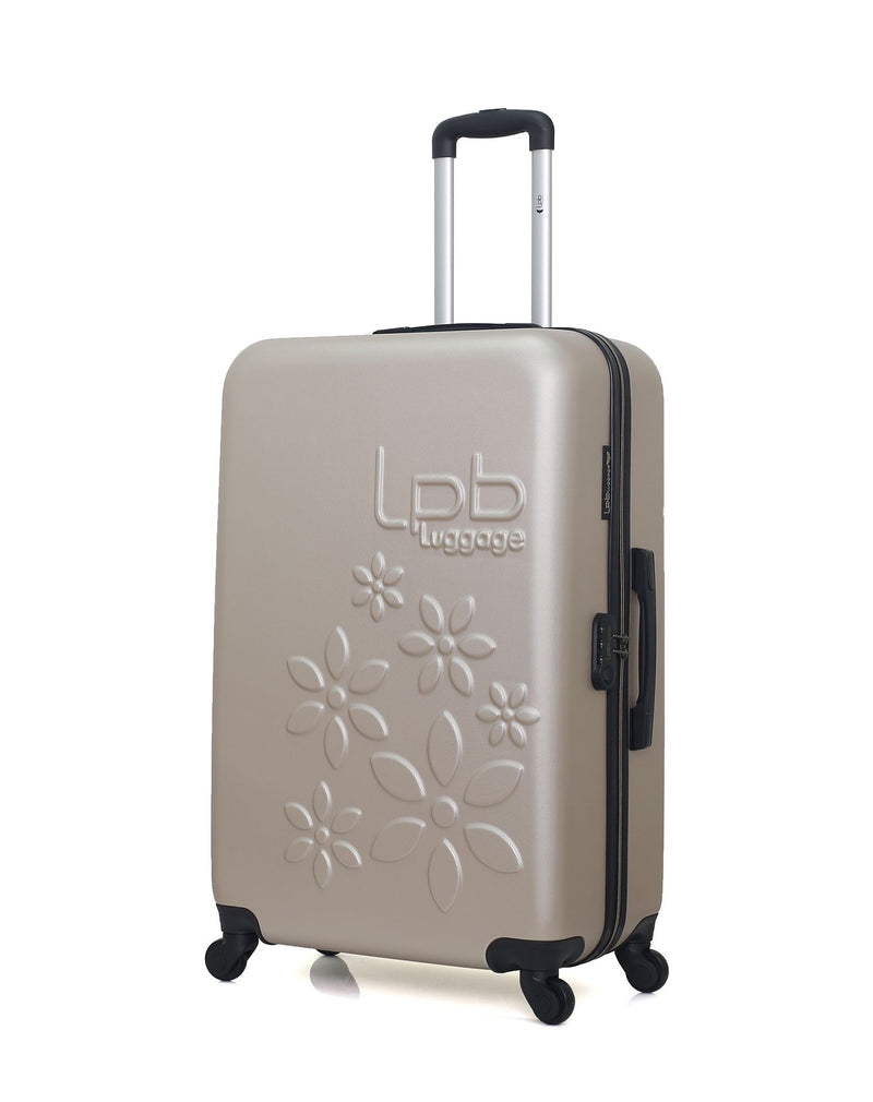 Lot de 3 Valises Rigides Grand Format, Taille Moyenne et Cabine ELEONOR
