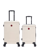 Lot de 2 Valises Rigides Taille Moyenne et Cabine GSTAAD
