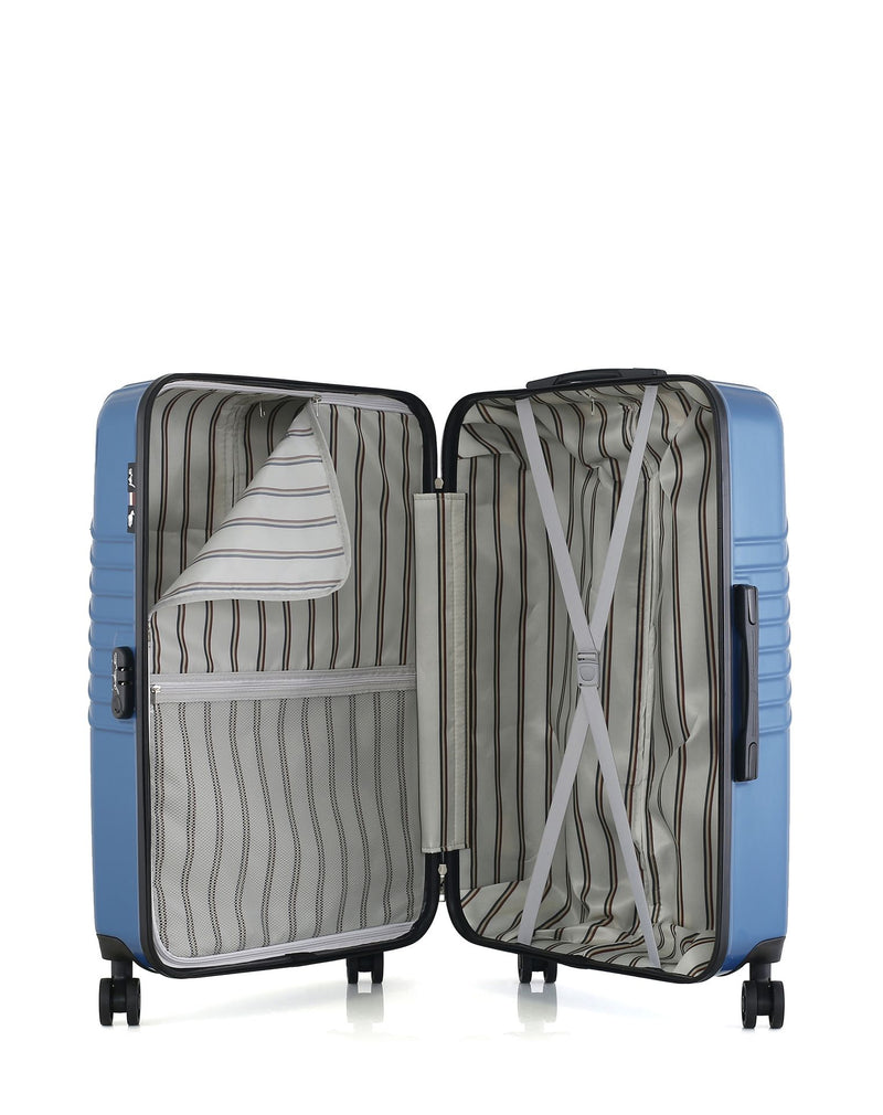 Lot de 3 Valises Rigides Grand Format, Cabine et Vanity PETER