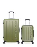 Lot de 2 Valises Rigides Grand Format et Cabine BRONX