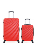 Lot de 2 Valises Rigides Grand Format et Cabine DANUBE