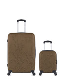 Lot de 2 Valises Rigides Grand Format et Cabine XXS NAIS