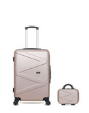 Lot de 2 Valises Rigides Taille Moyenne et Vanity AMAZONE
