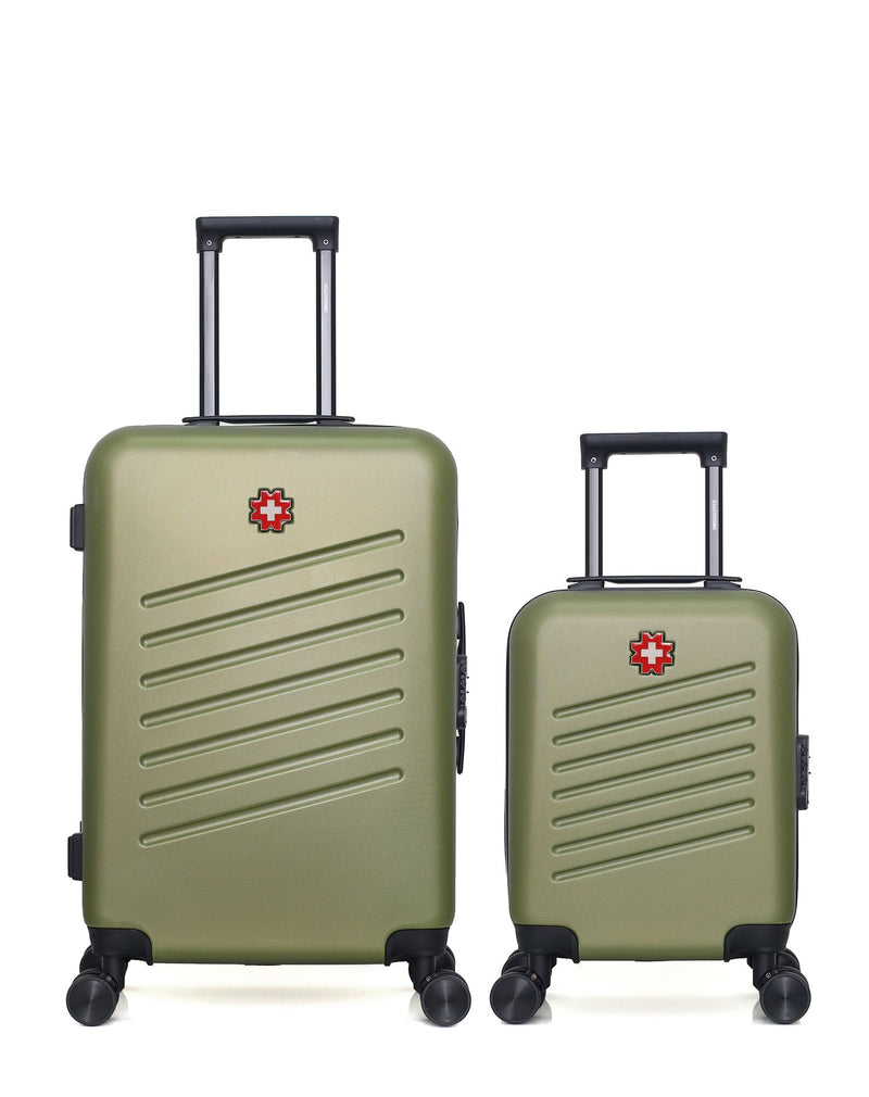 Lot de 2 Valises Rigides Taille Moyenne et Cabine XXS ZURICH