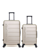 Lot de 2 Valises Rigides Grand Format et Taille Moyenne AIGLE