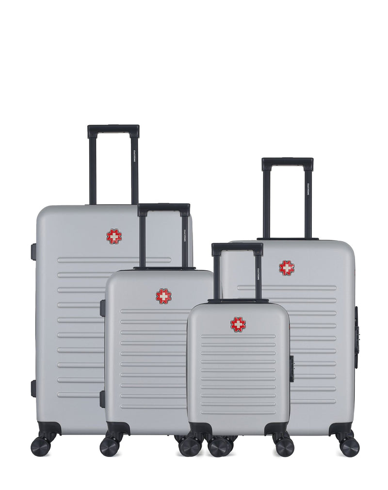 SWISS KOPPER - LOT DE 4 - Valises grand format, weekend, cabine et cabine XXS WIL