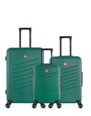 Lot de 3 Valises Rigides Grand Format, Taille Moyenne et Cabine ZURICH