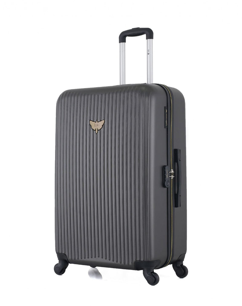 Lot de 3 Valises Rigides Grand Format, Taille Moyenne et Cabine XXS AGATA