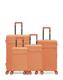 Lot de 4 Valises Rigides Grand Format, Taille Moyenne, Cabine et Cabine XS WOHLEN