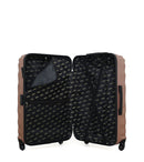 Set de 4 Valises Rigides Grand Format, Taille Moyenne, Cabine et Cabine XXS LAGOS-M