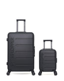 Lot de 2 Valises Rigides Grand Format et Cabine XXS AIGLE