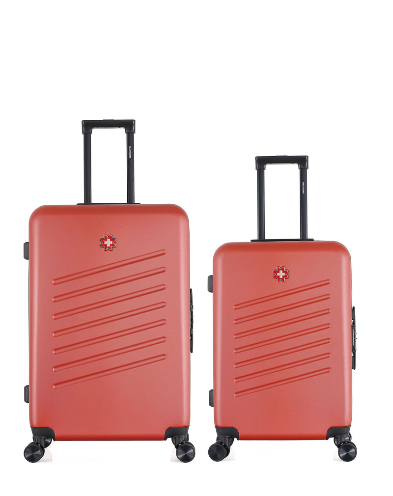 Lot de 2 Valises Rigides Grand Format et Taille Moyenne ZURICH