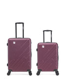 Lot de 2 Valises Rigides Taille Moyenne et Cabine YELLOWSTONE